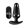 Анальный вибратор XR Brands Ass Thumpers с дистанционным управлением, черный, 13.2 х 4.6 см фото №1 — секс игрушки: Украина, NO TABOO