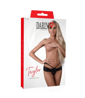 Трусики с доступом Daring Intimates Taylor черные, L-XL - No Taboo
