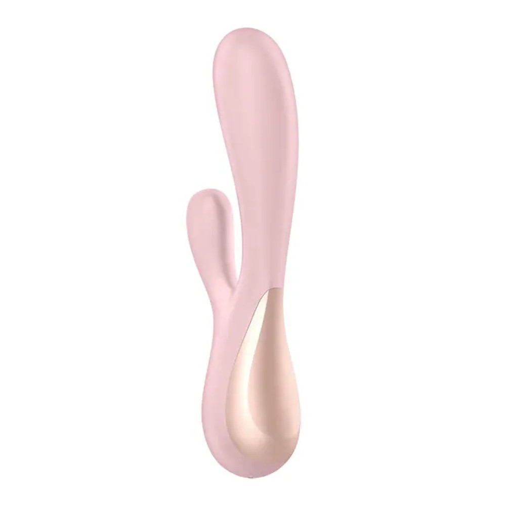Вибратор-кролик Satisfyer Mono Flex с приложением, розовый, 20.4 х 4.4 см фото №0 — секс игрушки: Украина, NO TABOO