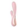 Вибратор-кролик Satisfyer Mono Flex с приложением, розовый, 20.4 х 4.4 см фото №1 — секс игрушки: Украина, NO TABOO