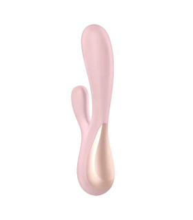Вибратор-кролик Satisfyer Mono Flex с приложением, розовый, 20.4 х 4.4 см - No Taboo