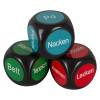 Кубики для секс игр Orion Pleasure Dice черные, 3 шт, фото №1 — секс шоп Украина, NO TABOO