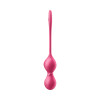 Вагинальные виброшарики Satisfyer Love Birds 2 с пультом, розовые, 21,5 х 3,3 см фото №3 — секс игрушки: Украина, NO TABOO