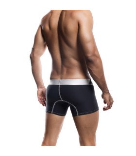 Мужские трусы боксеры MaleBasics Performance Boxer, черные, L - No Taboo