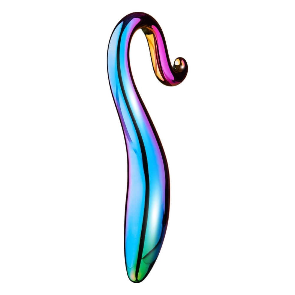 Фаллоимитатор Dream Toys Glamour Glass разноцветный, 18 х 3 см фото №3 — секс игрушки: Украина, NO TABOO