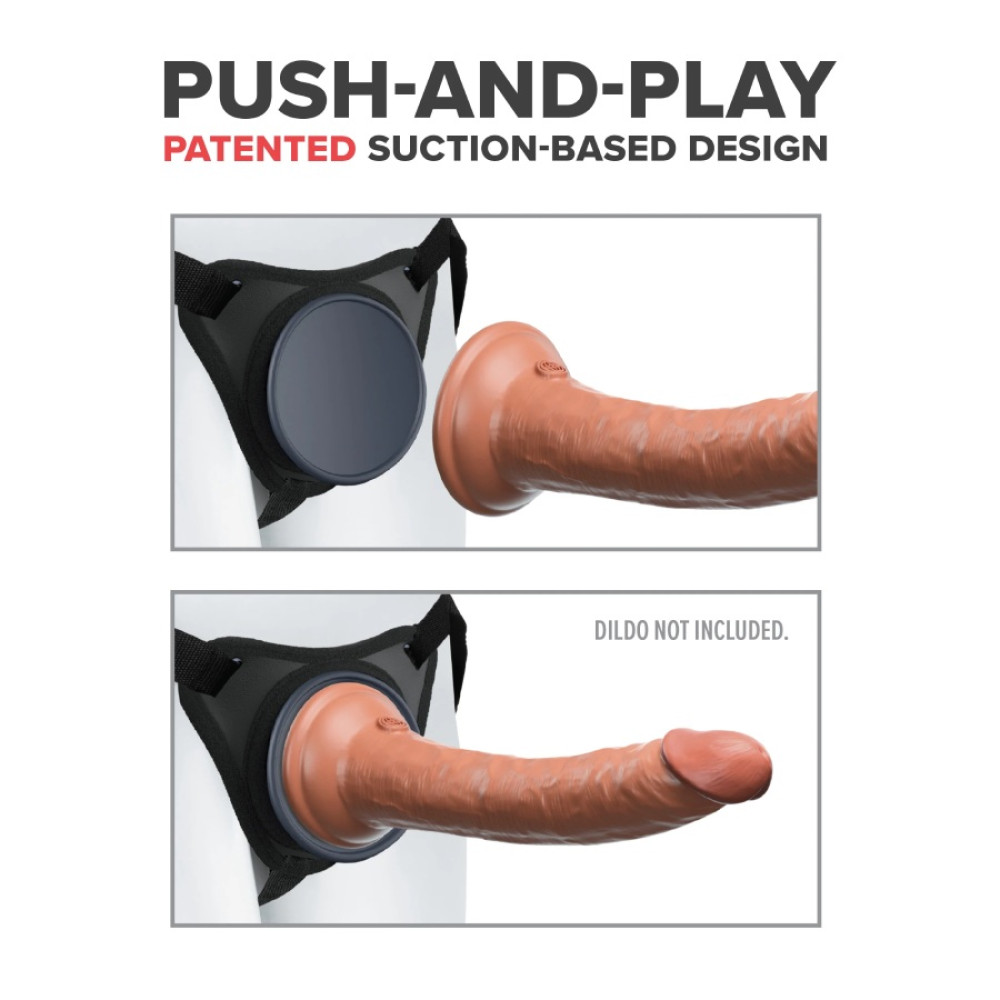 Трусики для страпона Pipedream Body Dock Elite Harness, черные фото №3 — секс игрушки: Украина, NO TABOO