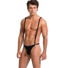 Мужские стринги и подтяжки Sunspice, черные, One Size, фото №1 — секс шоп Украина, NO TABOO