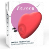 Вибратор в виде сердца Xocoon Heartbeat с пульсацией, красный, 7.5 х 7.2 см фото №2 — секс игрушки: Украина, NO TABOO