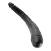 Двойной фаллоимитатор Pipedream King Cock, черный, 43.5 х 4.8 см фото №2 — секс игрушки: Украина, NO TABOO