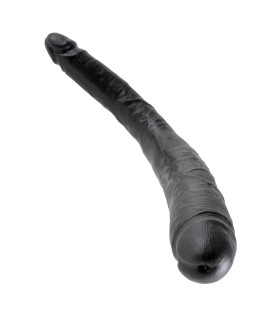 Двойной фаллоимитатор Pipedream King Cock, черный, 43.5 х 4.8 см - No Taboo