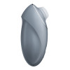 Вибратор Tap & Climax Satisfyer 1 для клитора, серый, 11 х 4.8 см фото №3 — секс игрушки: Украина, NO TABOO