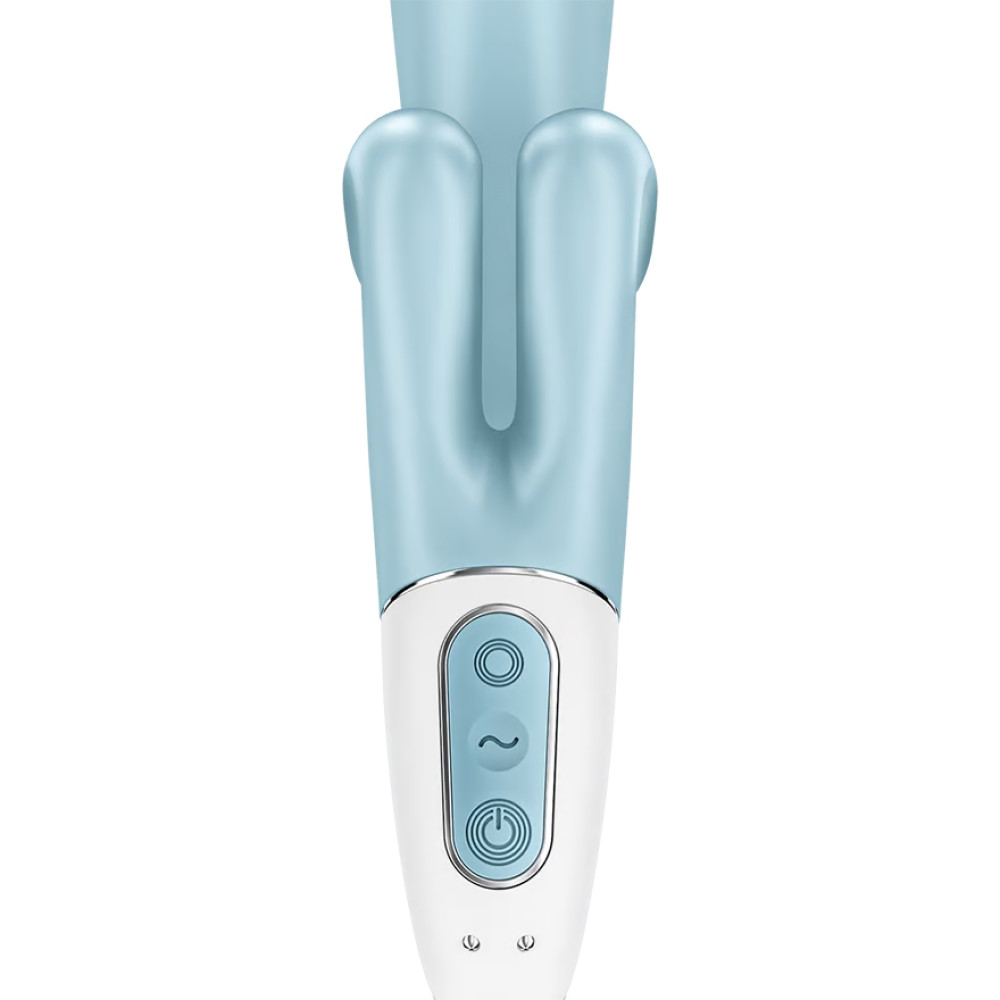 Вибратор-кролик Satisfyer Touch Me для точки G, голубой, 22 х 4.1 см фото №4 — секс игрушки: Украина, NO TABOO