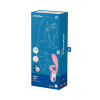 Вибратор-кролик Satisfyer Hug Me с подключением к приложению, розовый, 21 х 4.1 см фото №2 — секс игрушки: Украина, NO TABOO