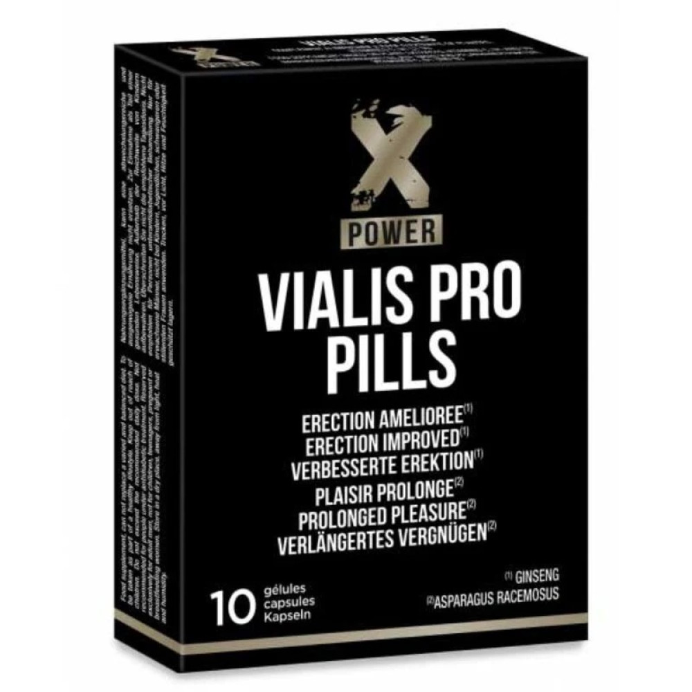 Таблетки для улучшения эрекции Xpower Vialis Pro, 10 шт, фото №0 — секс шоп Украина, NO TABOO
