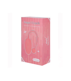 Виброяйцо Magic Motion Kegel Coach управление с приложения, розовое, 19 х 3 см - No Taboo