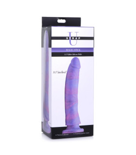 Фаллоимитатор насадка на страпон XR Brands Magic Stick на присоске, фиолетовый, 24.1 х 5.1 см - No Taboo