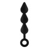 Анальная цепочка Dream Toys Triple XL, черный, 26 х 4.4 см фото №1 — секс игрушки: Украина, NO TABOO