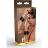 Наручники Taboom Vogue Vogue Studded Wrist Cuffs Set из веганской кожи, черные, фото №1 — секс шоп Украина, NO TABOO