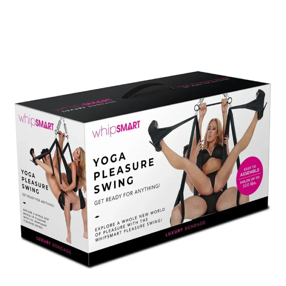 Качели для секса Whipsmart Yoga Pleasure Swing, чёрные, фото №2 — секс шоп Украина, NO TABOO