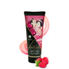Съедобный массажный крем Shunga Kissable со вкусом малины, 200 мл, фото №1 — секс шоп Украина, NO TABOO