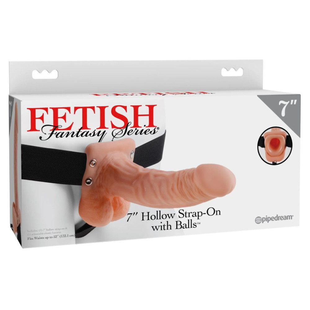Фаллопротез реалистичный Pipedream Fetish Fantasy на трусиках, бежевый, 18.9 х 4.5 см фото №0 — секс игрушки: Украина, NO TABOO