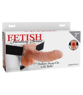 Фаллопротез реалистичный Pipedream Fetish Fantasy на трусиках, бежевый, 18.9 х 4.5 см - No Taboo
