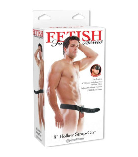 Фаллопротез Pipedream Fetish Fantasy на ремешках, черный, 20.5 х 5 см - No Taboo