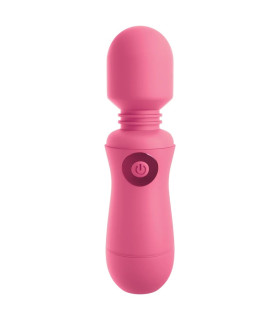 Вибратор-микрофон Pipedream OMG Wands Enjoy с гибкой головкой, розовый, 15 х 4 см - No Taboo