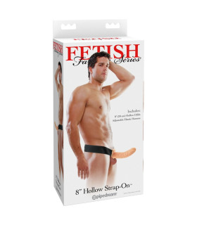 Фаллопротез реалистичный Pipedream Fetish Fantasy на ремешках, бежевый, 20.5 х 5 см - No Taboo