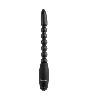 Анальный вибратор Pipedream Flexa Pleaser Power Beads с гибким стержнем, черный, 27 х 2.5 см - No Taboo