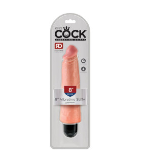 Вибратор реалистичный Pipedream King Cock гигантский бежевый, 24 х 5.8 см - No Taboo