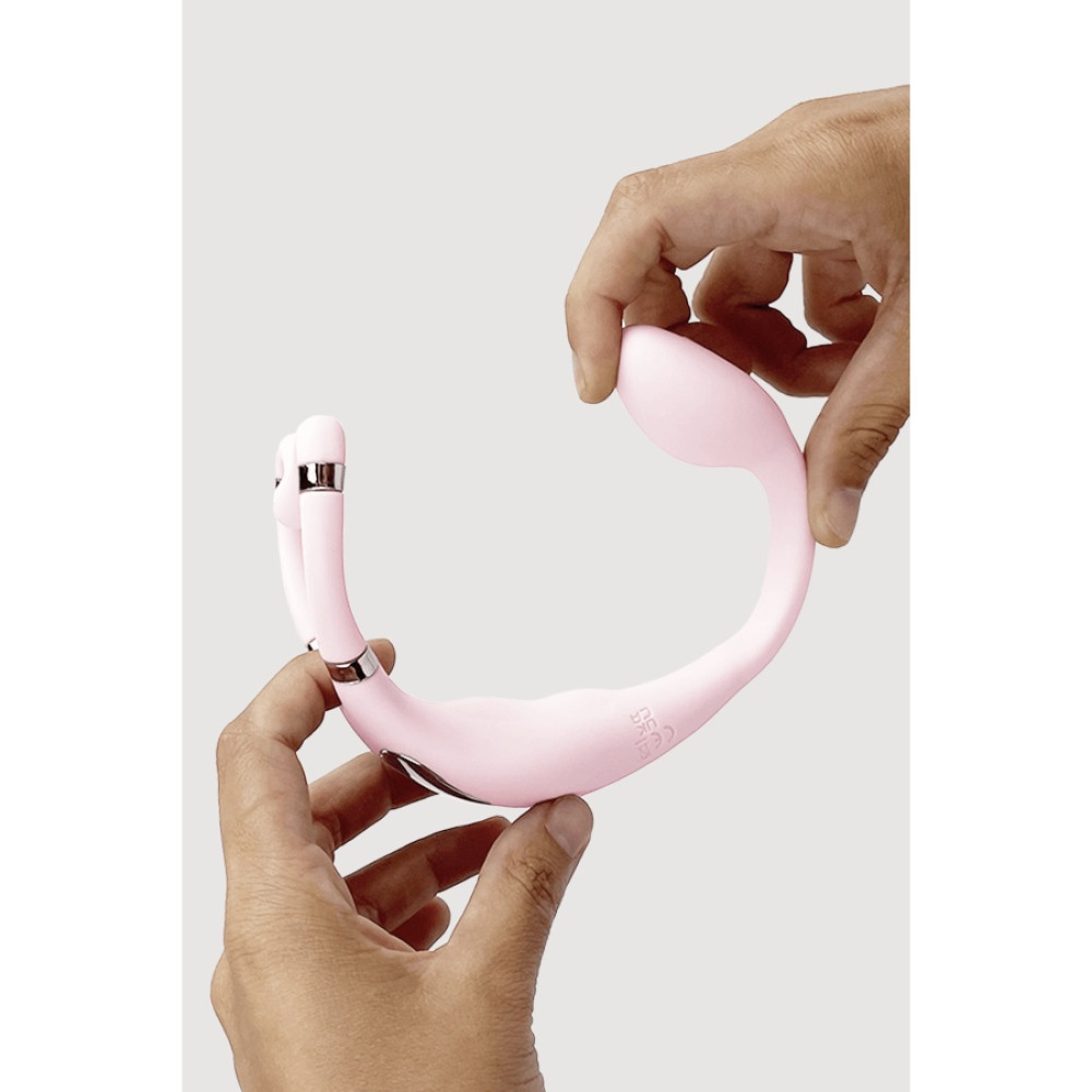 Вибратор для клитора и точки G Adrien Lastic Venus с управлением через приложение, розовый, 13 х 3.5 см фото №3 — секс игрушки: Украина, NO TABOO