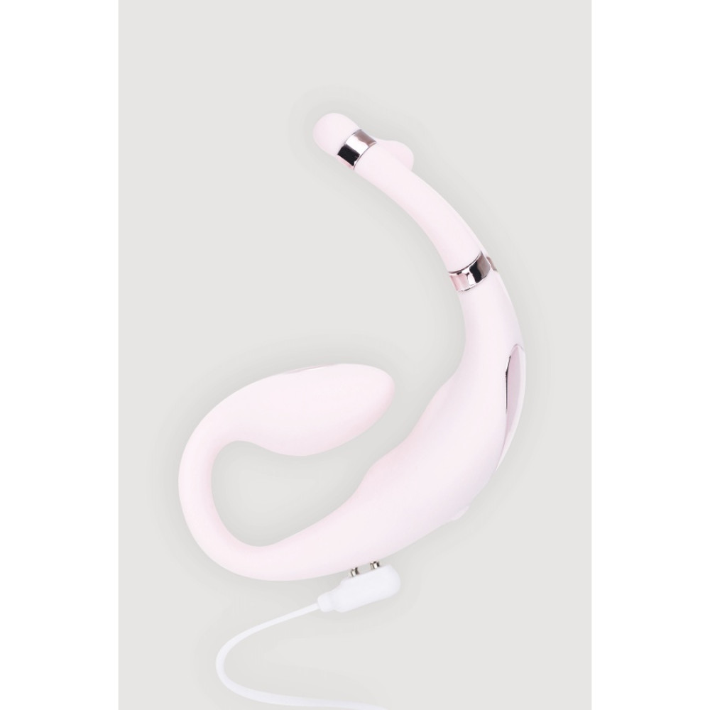 Вибратор для клитора и точки G Adrien Lastic Venus с управлением через приложение, розовый, 13 х 3.5 см фото №9 — секс игрушки: Украина, NO TABOO