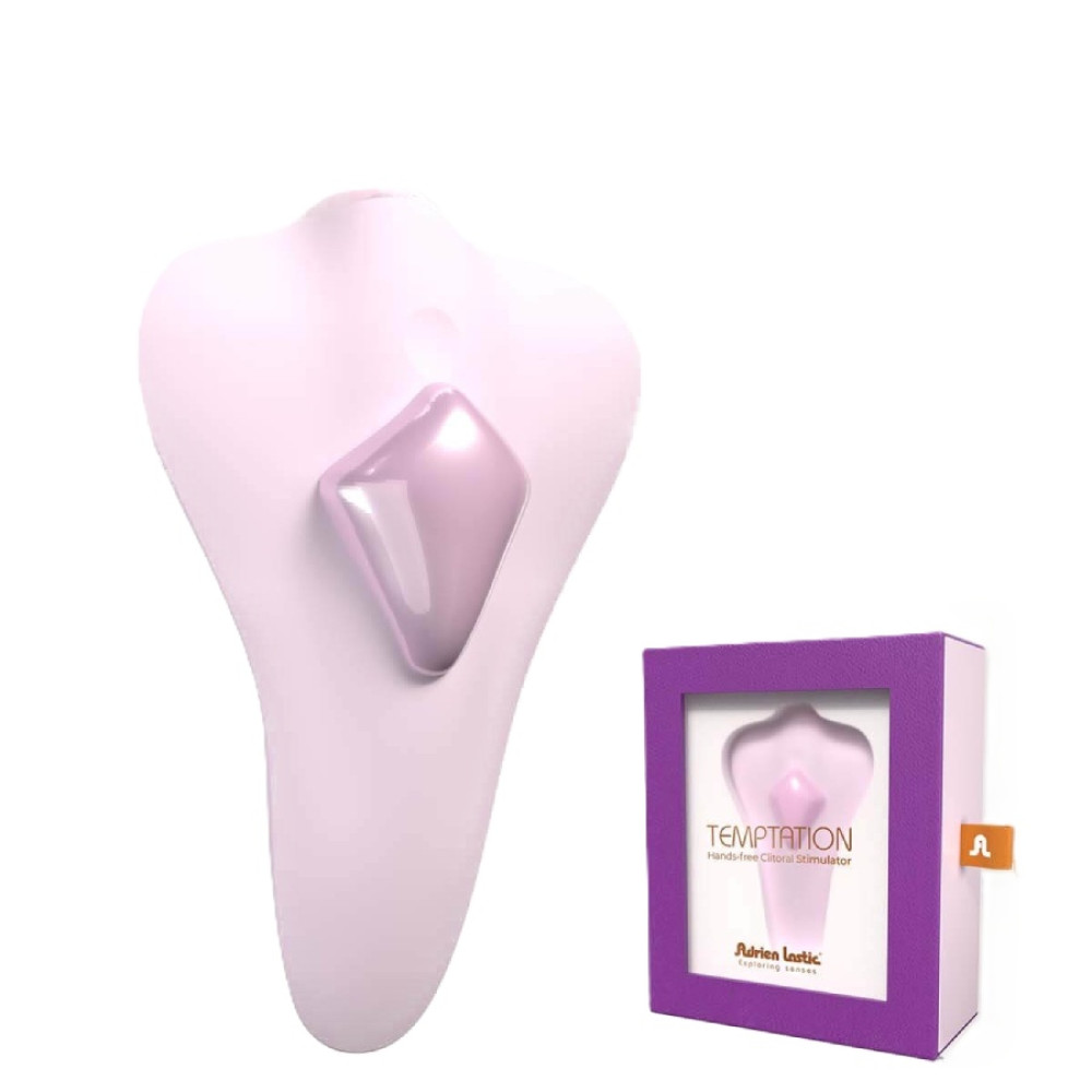 Вибратор в трусики Adrien Lastic Temptation с управлением из приложения, розовый, 8.7 х 5.4 см фото №0 — секс игрушки: Украина, NO TABOO