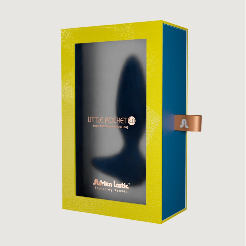 Анальный вибратор Adrien Lastic Little Rocket 2 с управлением через приложение, голубой, 13 х 3.5 см фото №10 — секс игрушки: Украина, NO TABOO