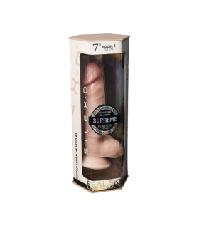 Фалоімітатор реалістичний SilexD Model 1 Supreme Real Skin на присосці, бежевий, 17.8 х 3.8 см - No Taboo