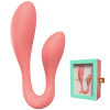 Вибратор для пар Adrien Lastic Couple Secrets 2 с управлением через приложение, розовый, 10.8 х 3.5 см фото №1 — секс игрушки: Украина, NO TABOO