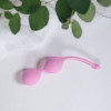 Вагинальные шарики Femintimate Kegel Balls розовые, 19.9 х 3.5 см фото №3 — секс игрушки: Украина, NO TABOO