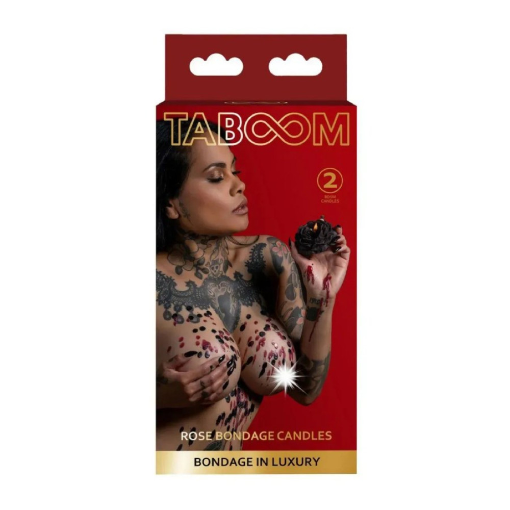 Свечи БДСМ низкотемпературные Taboom Rose Japanese Drip Candle, 2 шт, фото №0 — секс шоп Украина, NO TABOO