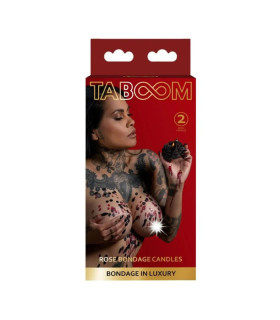 Свічки БДСМ низькотемпературні Taboom Rose Japanese Drip Candle, 2 шт. - No Taboo