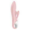 Вібратор-кролик Satisfyer Air Pump Bunny рожевий, 21 х 4 см фото №3 — секс іграшки: Україна, NO TABOO