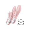 Вібратор-кролик Satisfyer Air Pump Bunny рожевий, 21 х 4 см фото №6 — секс іграшки: Україна, NO TABOO
