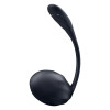 Вибратор в трусики Satisfyer Ribbed Petal с приложением и пультом, черный, 23.5 х 3.8 см фото №3 — секс игрушки: Украина, NO TABOO