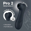 Вибратор Satisfyer Pro 2 с эффектом пульсации, чёрный, 16.4 х 6.5 см фото №6 — секс игрушки: Украина, NO TABOO