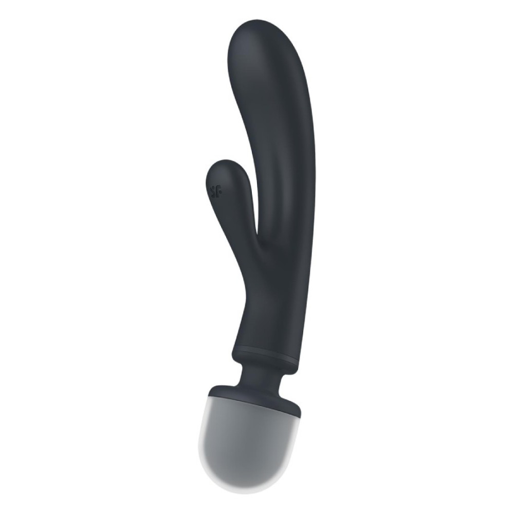 Вибратор-микрофон Satisfyer Triple Lover тройное действие, серый, 24 х 3.8 см фото №0 — секс игрушки: Украина, NO TABOO