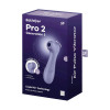 Вибратор Satisfyer Pro 2 с эффектом пульсации, фиолетовй, 16.4 х 6.5 см фото №2 — секс игрушки: Украина, NO TABOO