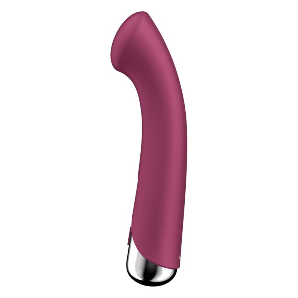 Вибратор для точки Satisfyer G Spinning G-Spot 1 с ротацией, красный, 16.5 х 3.5 см фото №4 — секс игрушки: Украина, NO TABOO
