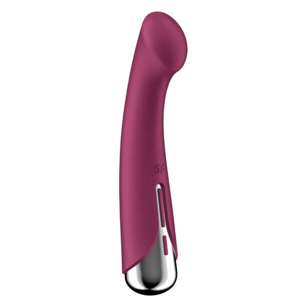 Вибратор для точки Satisfyer G Spinning G-Spot 1 с ротацией, красный, 16.5 х 3.5 см фото №0 — секс игрушки: Украина, NO TABOO