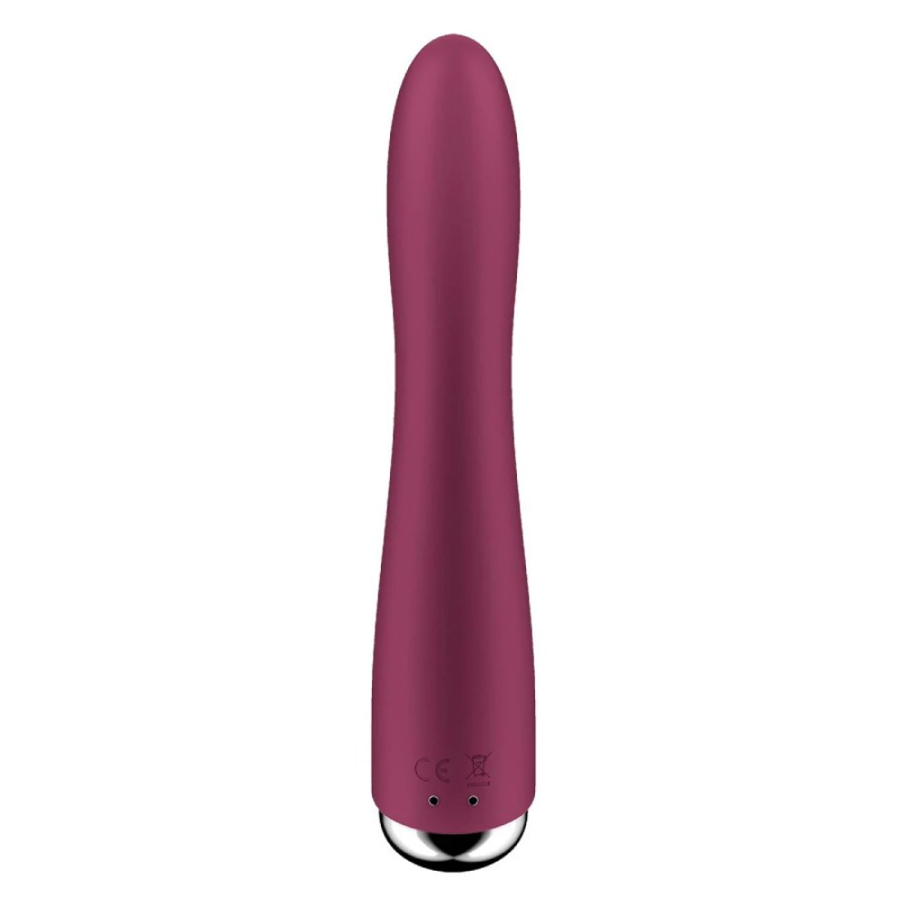 Вибратор для точки Satisfyer G Spinning Vibe 1 с ротацией, красный, 17.5 х 3.5 см фото №7 — секс игрушки: Украина, NO TABOO