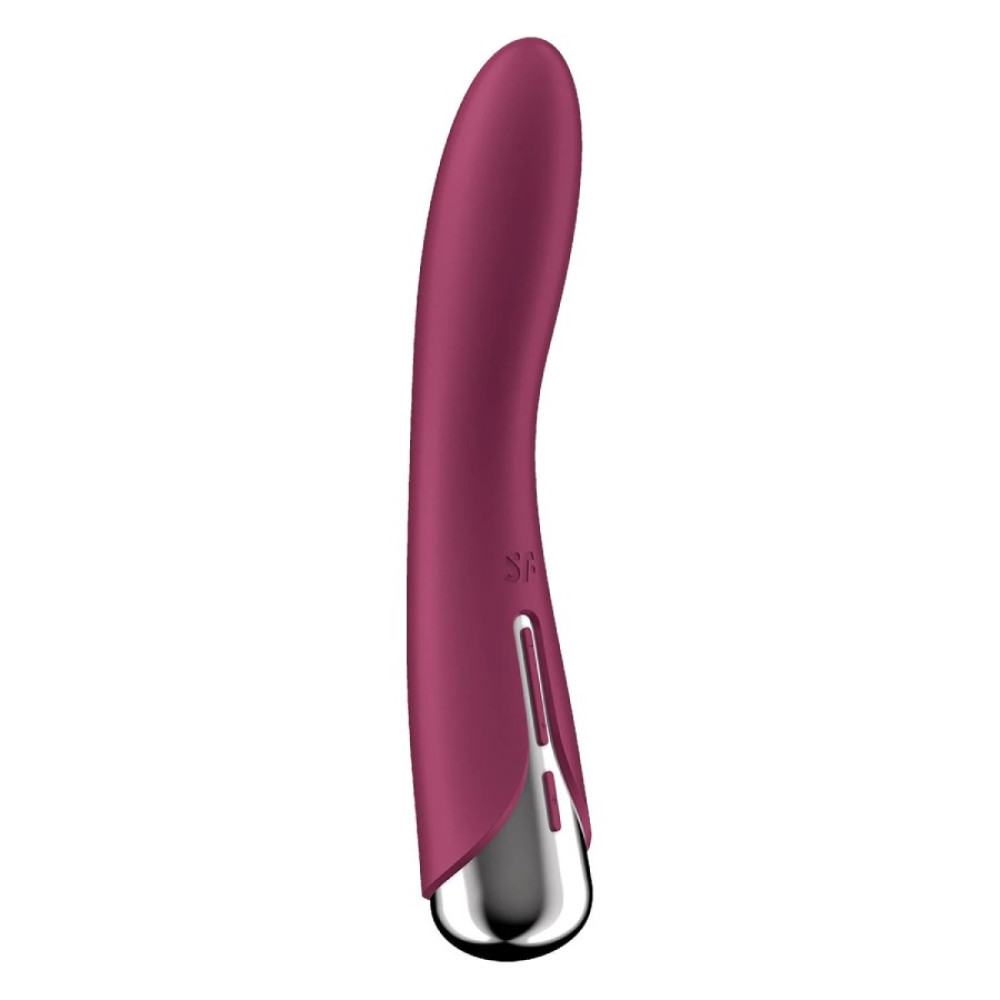 Вибратор для точки Satisfyer G Spinning Vibe 1 с ротацией, красный, 17.5 х 3.5 см фото №0 — секс игрушки: Украина, NO TABOO